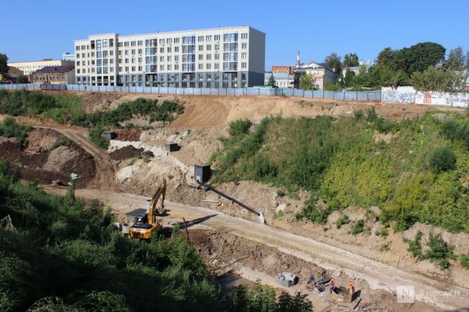 Опубликованы фото со стройки террасного парка в Нижнем Новгороде - фото 2