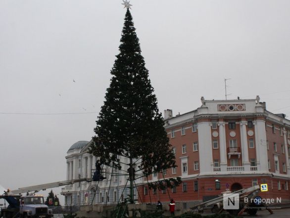 Главную новогоднюю елку нарядили на площади Минина и Пожарского - фото 3