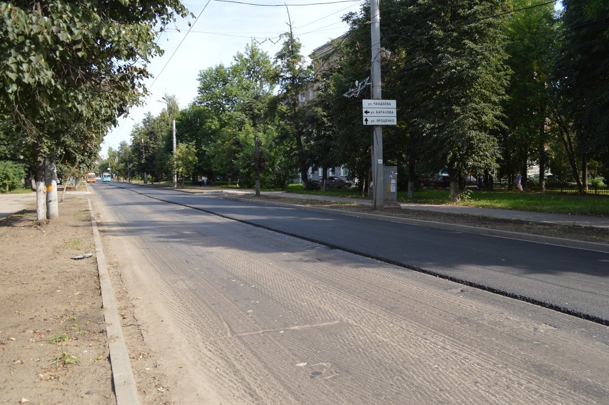 На Сормовском шоссе завершился ремонт дороги и тротуаров - фото 1