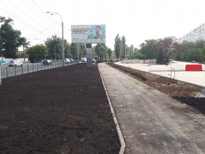 Двухполосная велодорожка появилась в Канавинском сквере
