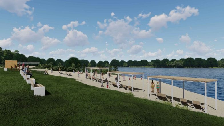 Шезлонги и волейбольная площадка появятся у озера Вишенка в Кстове - фото 5