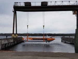 Четвертое судно на подводных крыльях «Валдай 45Р» спустили на воду в Чкаловске