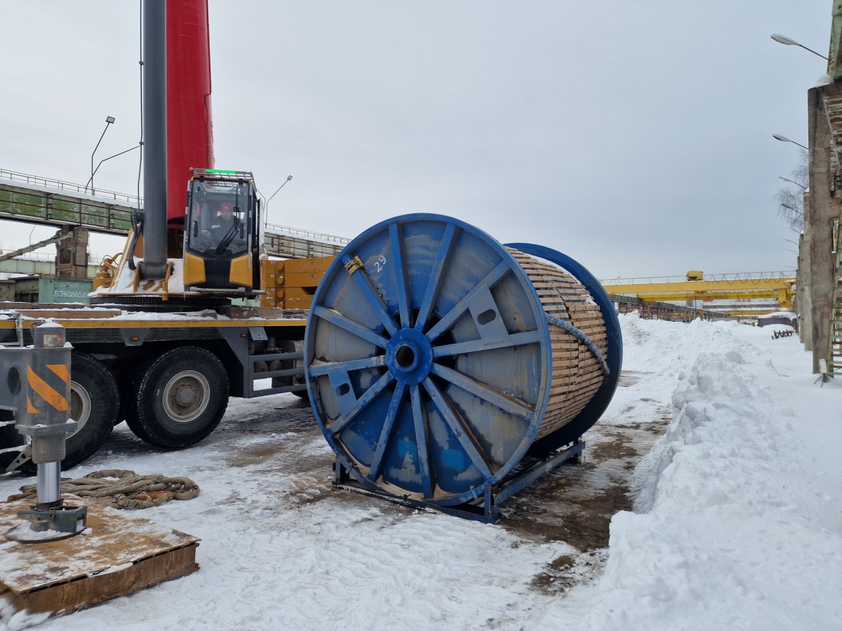 Важную деталь для строительства второй канатки доставили в Нижний Новгород - фото 1