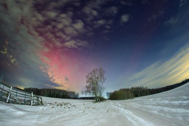 Опубликованы фотографии северного сияния в Нижегородской области - фото 3