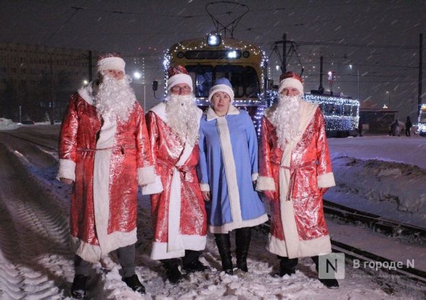 Три новогодних трамвая вышли на нижегородские маршруты - фото 10