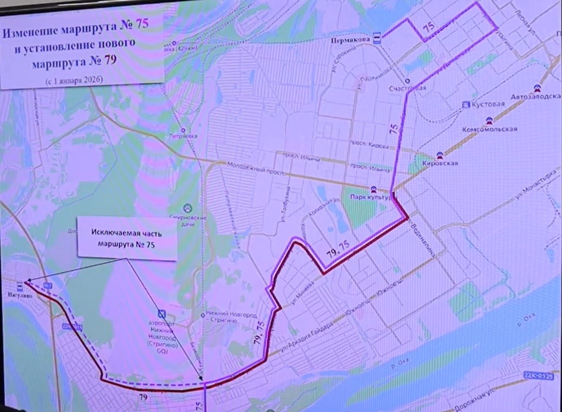 Автобусы снова меняют маршруты в Нижнем Новгороде: публикуем схемы на январь 2026 года - фото 5