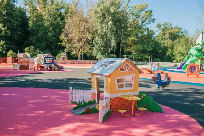 Обновленная детская площадка открылась в нижегородской &laquo;Швейцарии&raquo; - фото 4