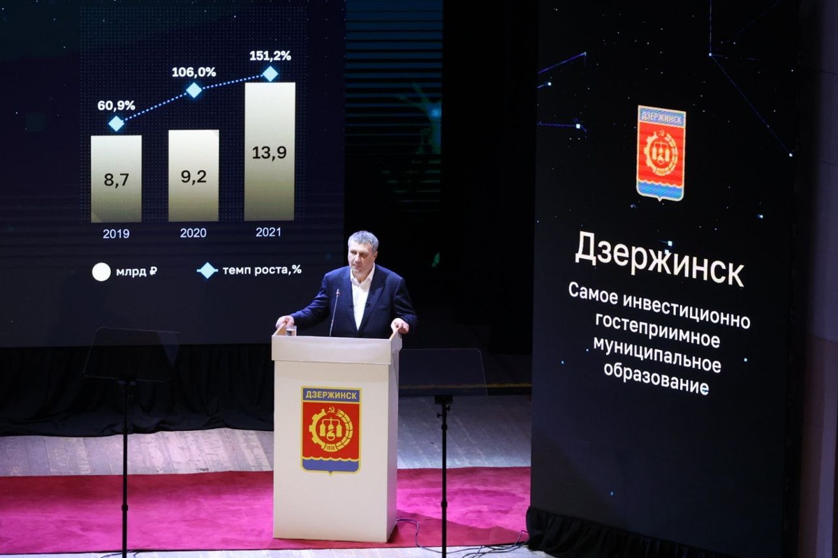 Глава Дзержинска Иван Носков представил отчет о работе за 2021 год - фото 1