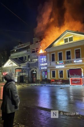 Кафе &laquo;Билиотека&raquo; загорелось на Большой Покровской в Нижнем Новгороде - фото 3