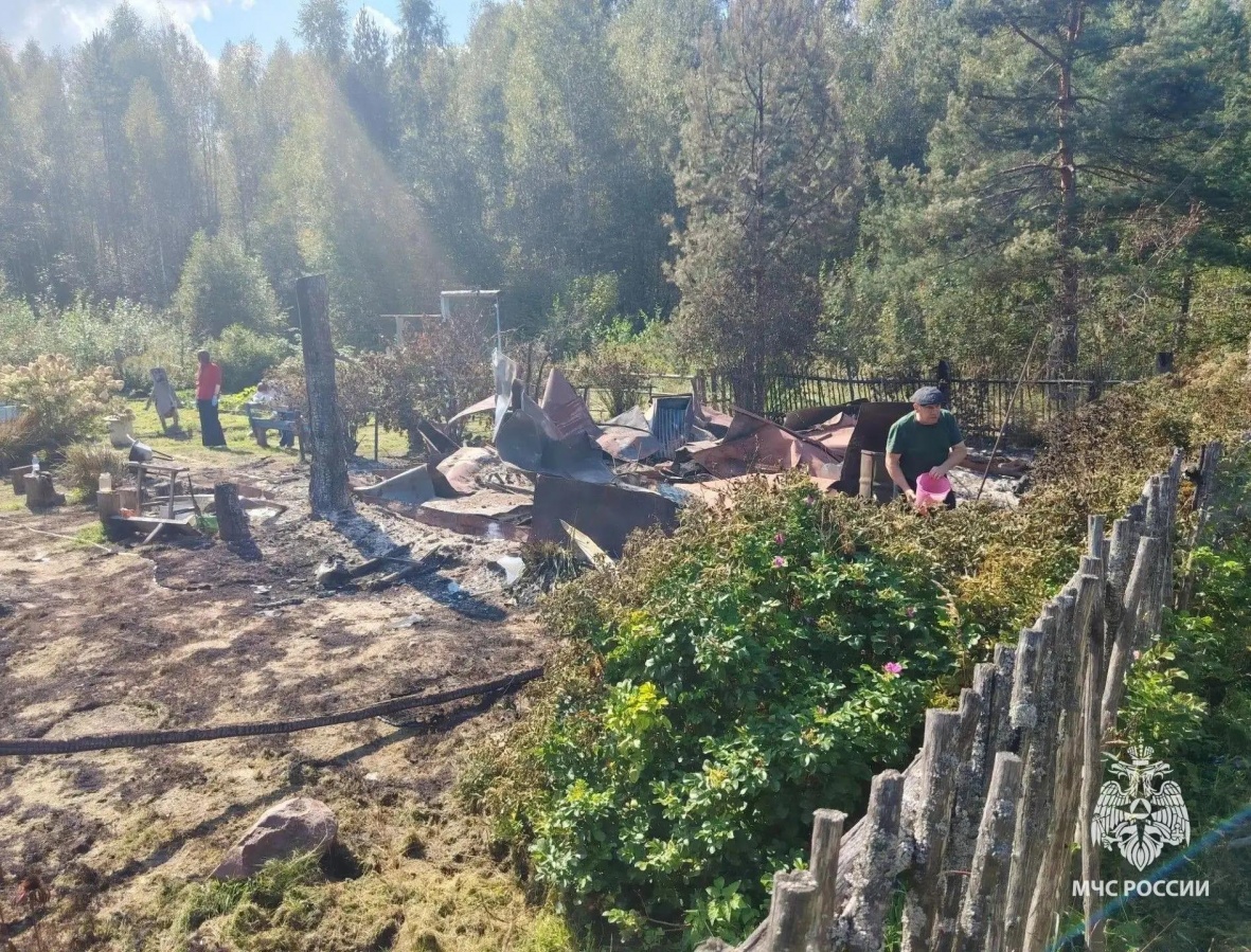 Пожар в садовом доме унес жизнь пенсионерки в Семеновском округе - фото 1
