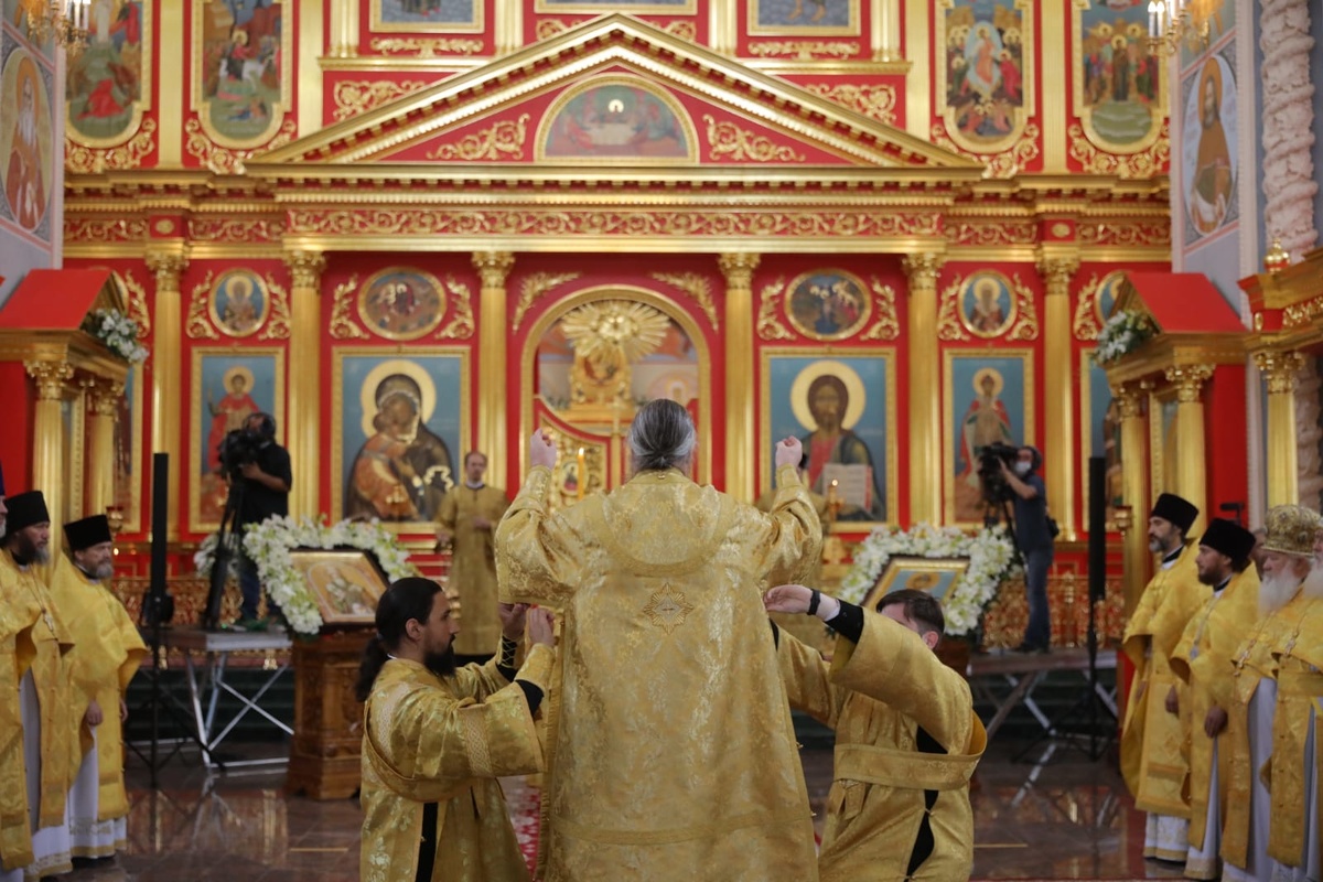 Храм в честь князя Георгия Всеволодовича и святителя Симона освятили в Нижнем Новгороде  - фото 1