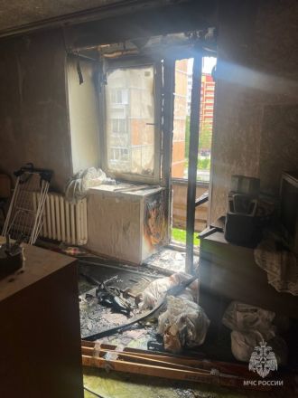 18 человек эвакуировали из горящей многоэтажки в Нижнем Новгороде - фото 1