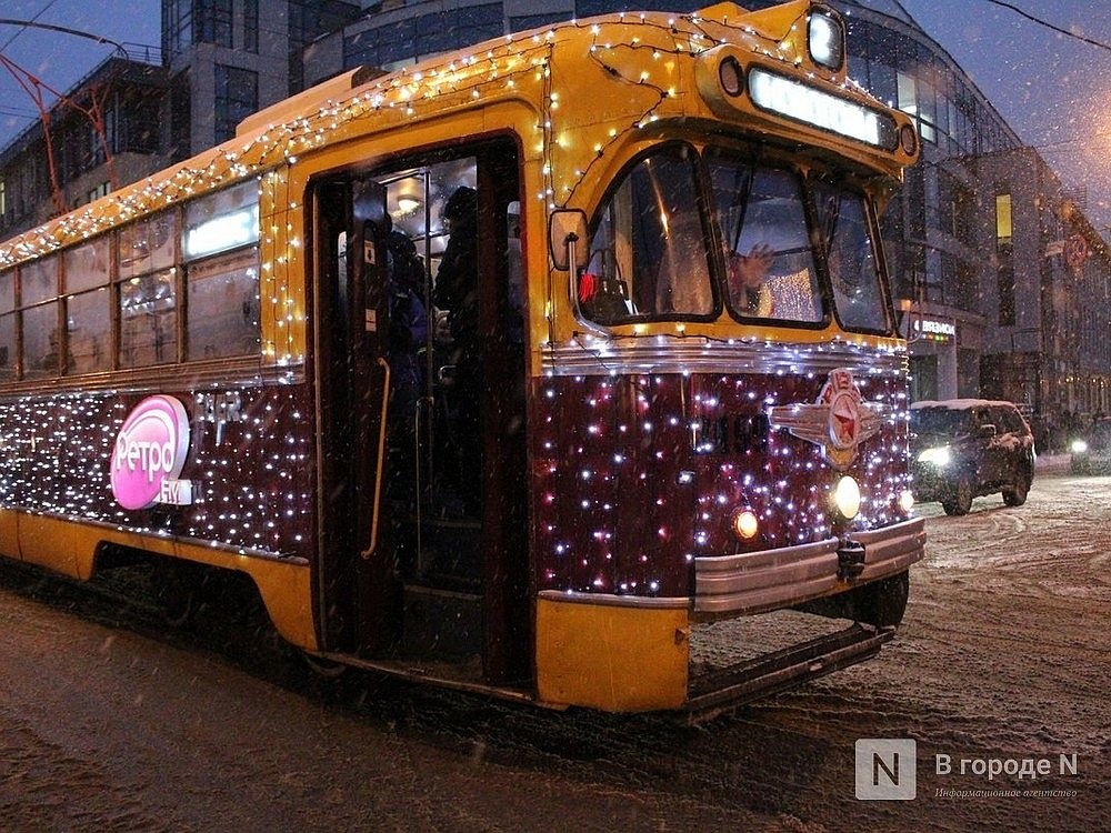 Четыре новогодних трамвая выйдут на нижегородские маршруты - фото 1