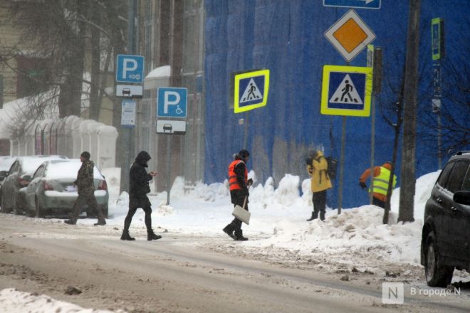 Снежный циклон &laquo;Валли&raquo; обрушился на Нижний Новгород: фоторепортаж - фото 41
