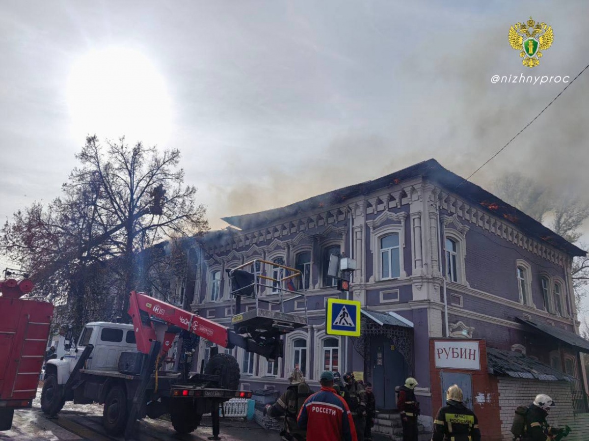 Прокуратура заинтересовалась мощным пожаром в магазине Нижегородской области - фото 1